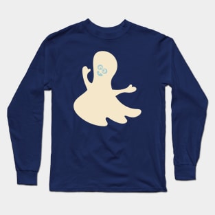 SPOOKY CUTE FRIENDLY GHOST Kids Halloween - UnBlink Studio by Jackie Tahara Long Sleeve T-Shirt